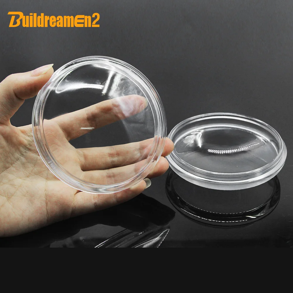 

Buildreamen2 90mm Diameter Round Car External Fog Light Transparent Glass Lens Cover 2 Pieces For Jeep Renegade Compass Cherokee