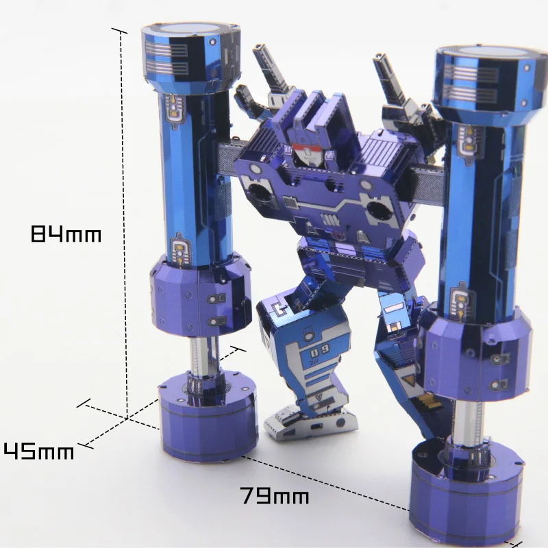 MU Кассетная лента Laserbeak Ravage Frenzy Rumble 3D металлические наборы DIY сборка головоломки лазерная резка головоломки строительные игрушки