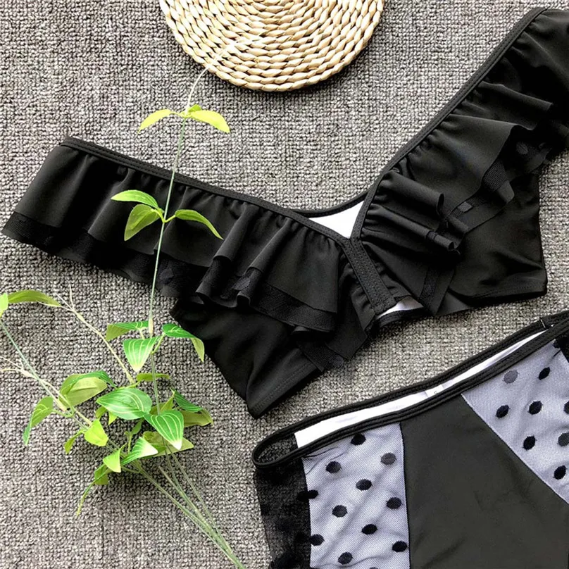 2019 New Women's Sexy Bikini Lace Swimsuit Bathing Suit Swimwear Push Up Bikini Set Beach Wear Biquini Girl Bikini #5J11 (17)