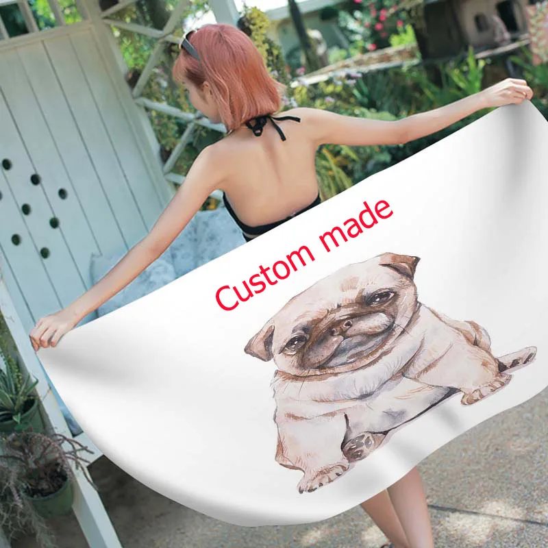 

Plstar Cosmos Custom made 3D Printed Microfiber rectangle Beach Towel for Adults Child Summer Toalla Yoga Mat