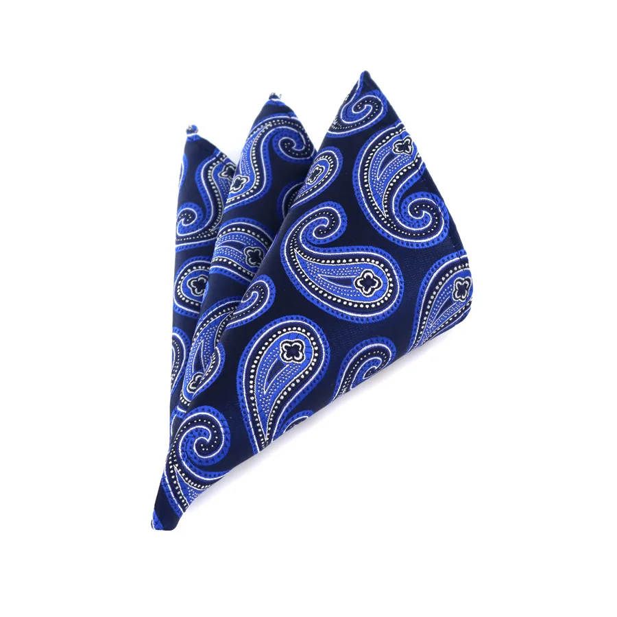 Модный мужской, карманный, квадратный 25 см платок в клетку с цветочным Пейсли носовой платок мужской костюм груди аксессуары для полотенец для Бизнес вечерние подарок - Цвет: F-289