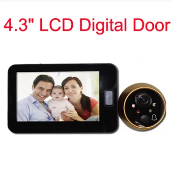 

High Quality Household Electronic Doorbell 4.3 " TFT display Door Viewers Digital Peephole Viewer