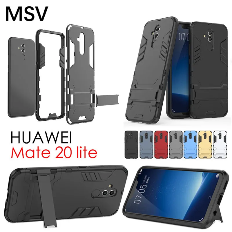 

Slim Shockproof Kickstand Armor Phone Case For Huawei Honor 8X note 10 V9 V10 Play mate 20 9 10 P20 Lite Pro NOVA 3i Cover Case