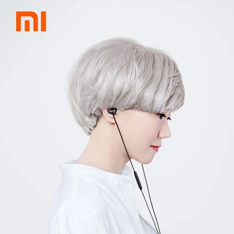 Original Xiaomi Mi Capsule Earphone Piston Air In Ear Earphones with Mic Wire Control for a mobile phone