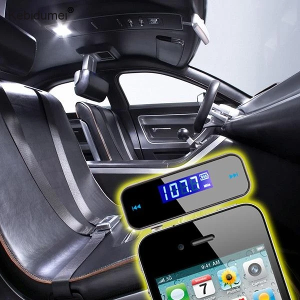 

kebidumei New Universal Wireless Car Audio Music FM Transmitter MP3 Player Car Kit LCD Screen for Car accessories