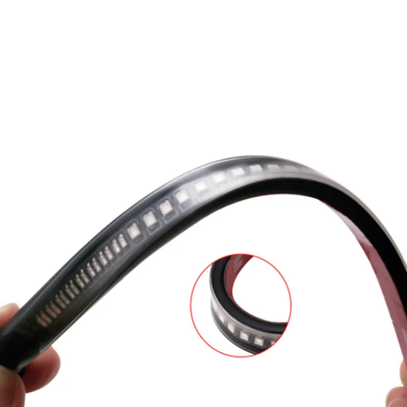 10 48 Светодиодный 2835 3014 smd двойной цвет желтый красный светильник лента для