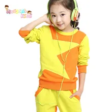 New Brand Fashion Girls Clothes Set Spring Autumn Children Clothing Sets Long Sleeve Sport Suit vetement enfant fille