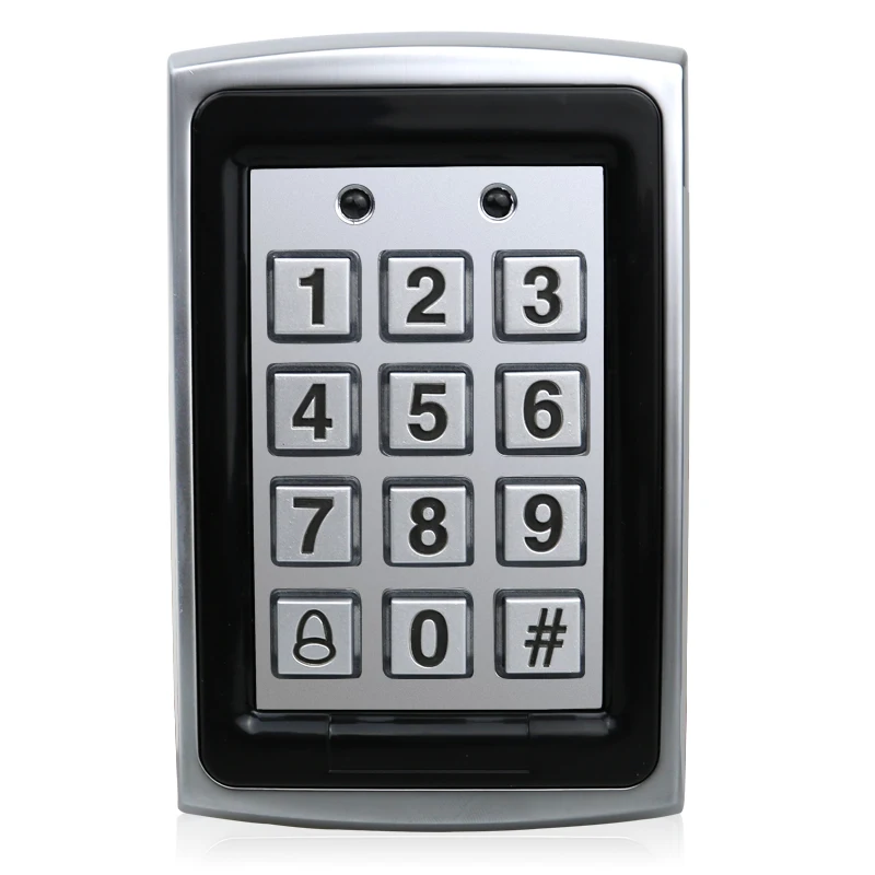 RFID 125 кГц взрывозащищенный дверной контроллер доступа считыватель бесконтактных карт с клавиатурой металлический прочный с 10 брелоком