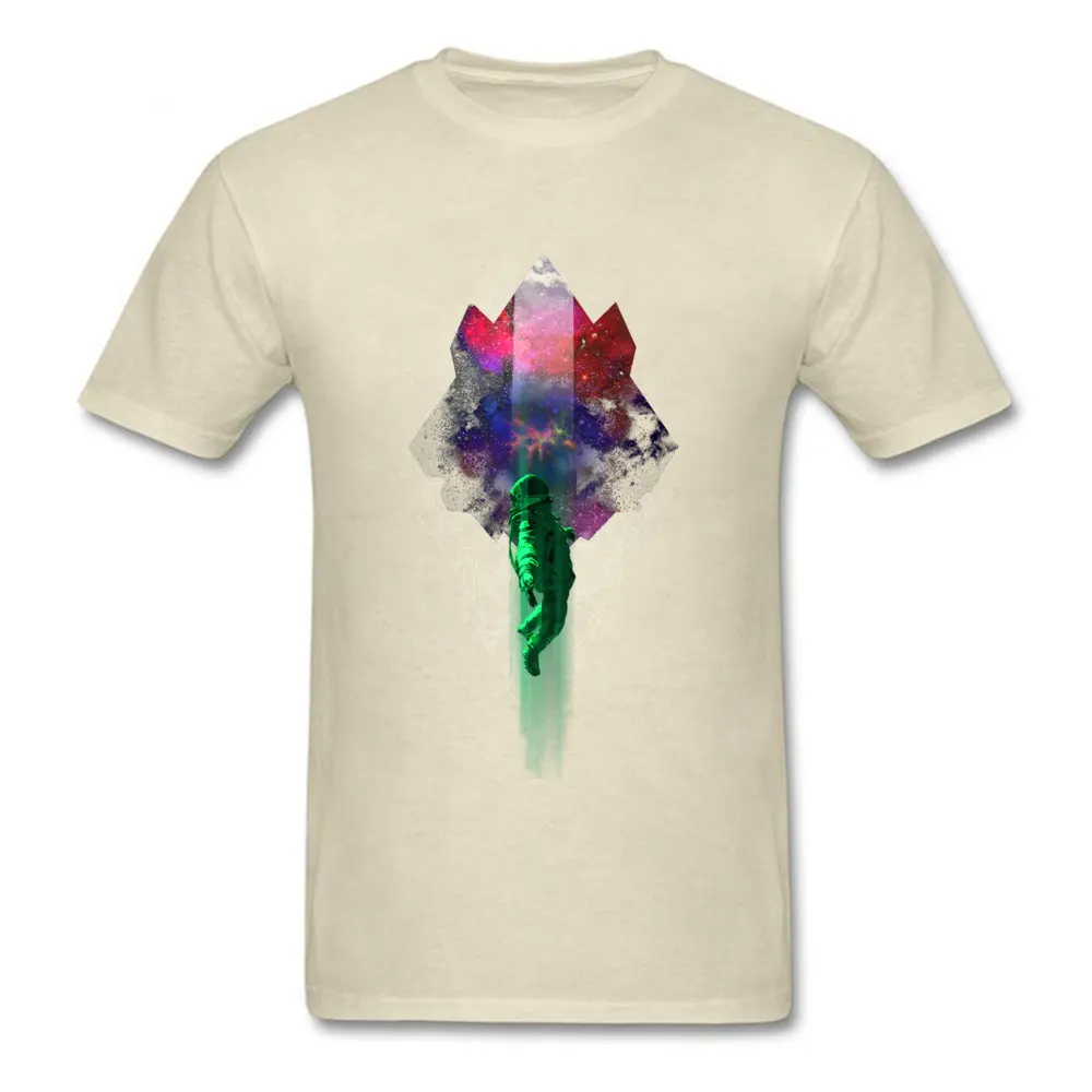 The Lost Cosmic Scout Mother Day Pure Cotton Crewneck T Shirt Short Sleeve Casual Sweatshirts Brand New Family Tshirts The Lost Cosmic Scout beige
