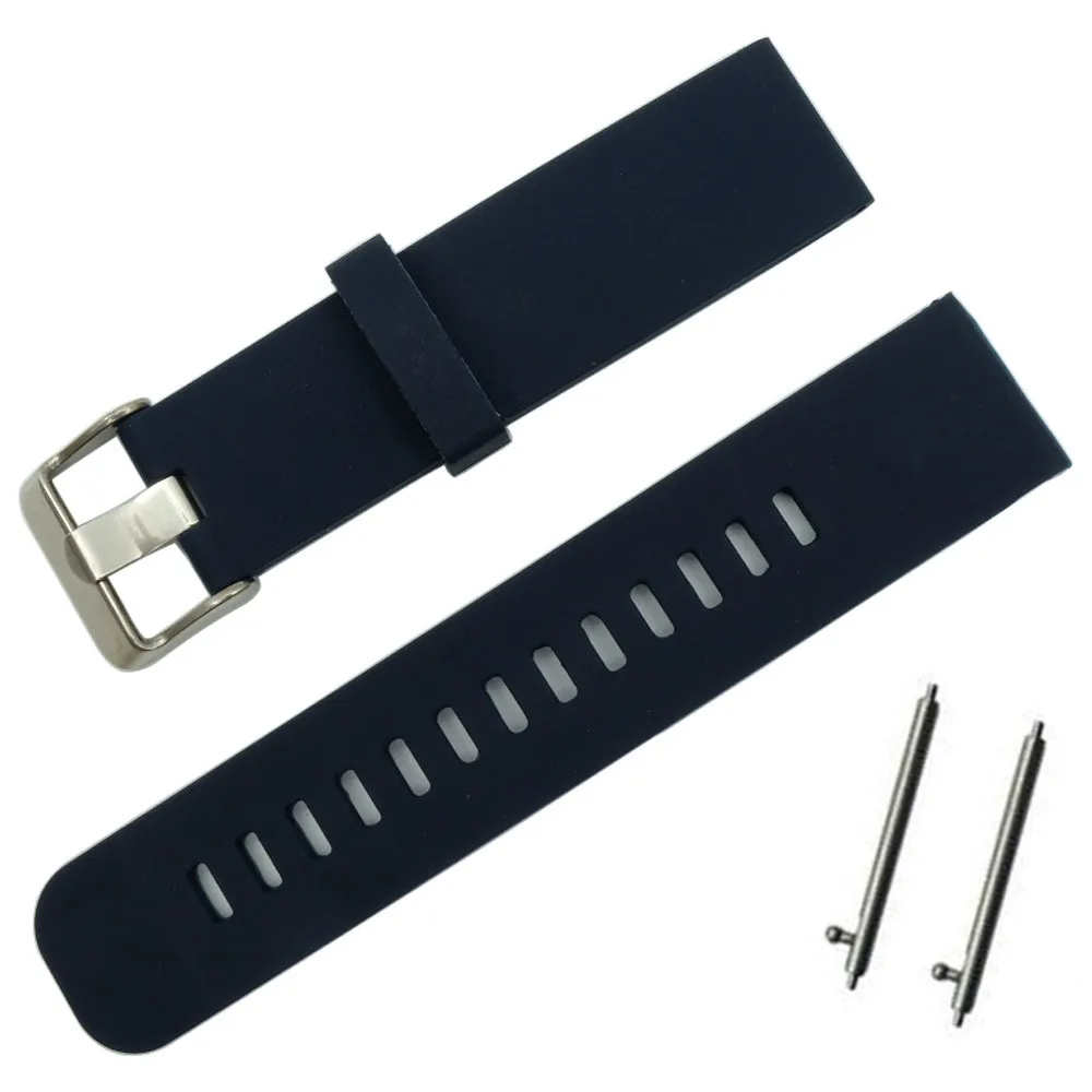 18 мм/20 мм/22 мм для Motorola Moto 360 2 Gen 46 Samsung Gear2 R380 R382 силиконовый резиновый