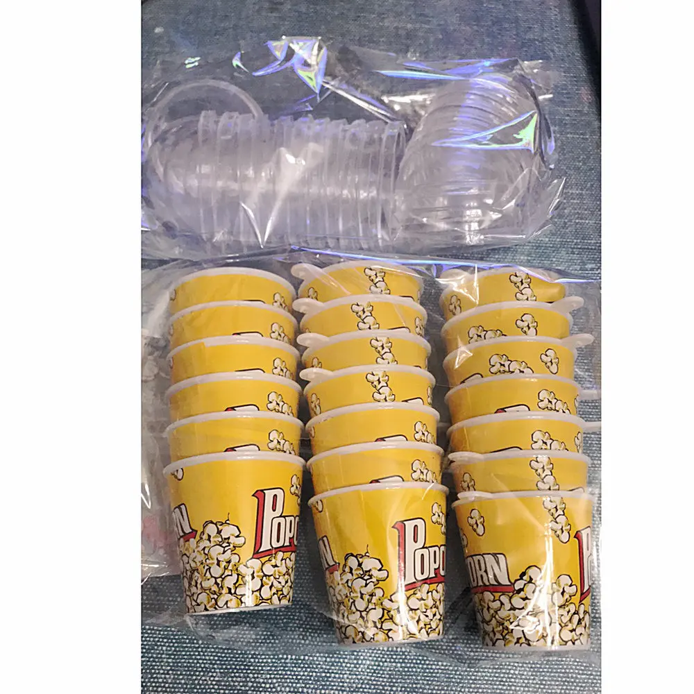 10pcs DIY Boba Charms Plastic Cups Miniature Frappuccino Cup with Dome Lid Doll House Siwan Popcorn Ice Cream Jewelry Accessory