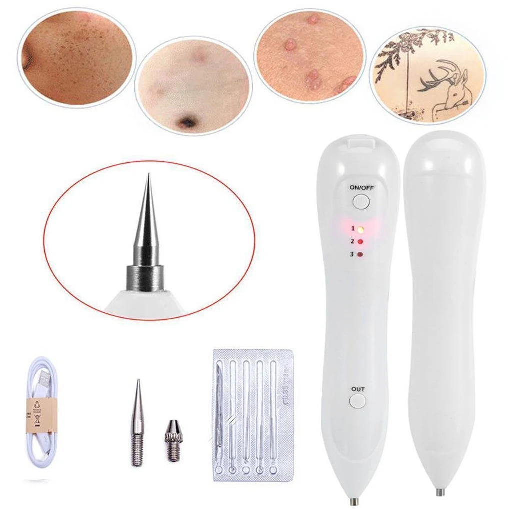 

2018 New Portable Skin Mole Dark Spot Remover Mole Removal Pen Freckle Removal Machine Devices Home Beauty Care Tools