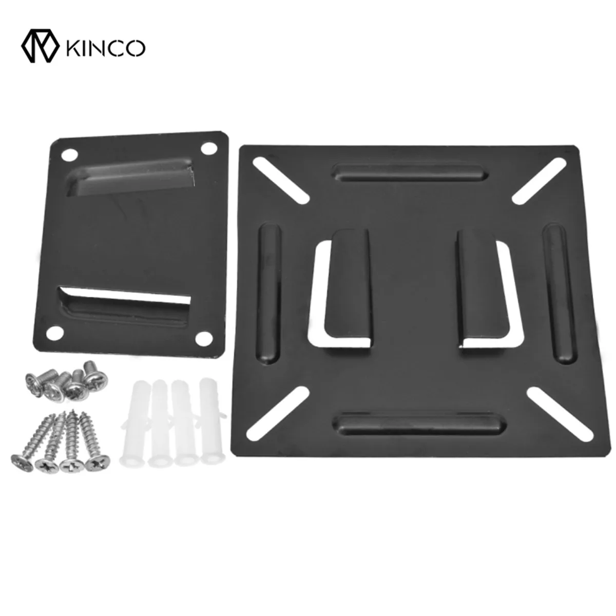 

KINCO 12-24 Inch Screen Wall Mount Bracket LCD LED Plasma Monitor TV LCD Screen Computer Wall Mount Bracket TV Support Load 10kg