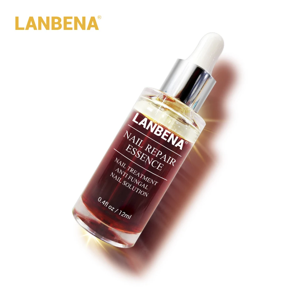 

LANBENA Nail Repair Essence Serum Fungal Treatment Remove Onychomycosis Toe Nourishing Brighten Hand Foot Skin Care 12ml