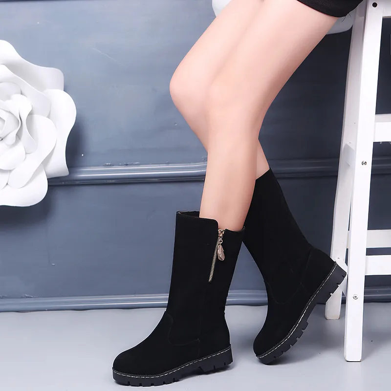 boots women mid-calf Women Flat Boots Round Toe Martin Zip Snow Boots Classic Ankle Casual Shoes Boot #g8 boots women mid-calf Women Flat Boots Round Toe Martin Zip Snow Boots Classic Ankle Casual Shoes Boot #g8