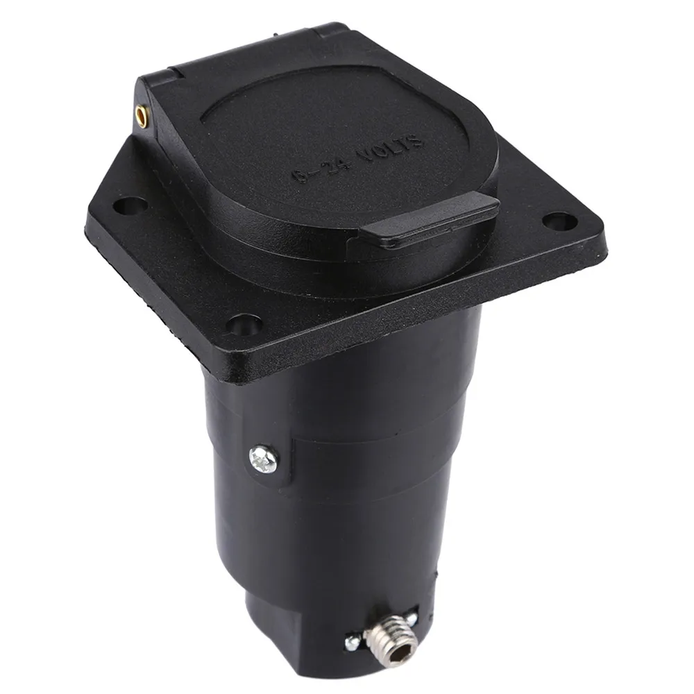 

RV Parts & Accessories 7 Poles trailer round socket female plug to 7 RV blade Connector Replacement Receptacle Heavy Duty Plug