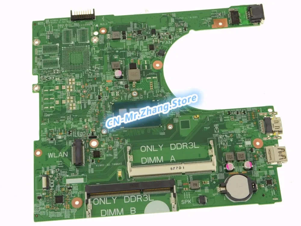 astounding  SHELI FOR Dell Inspiron 14 (3458) Laptop Motherboard I3 5005U CPU PFT7H 0PFT7H CN-0PFT7H DDR3L Test