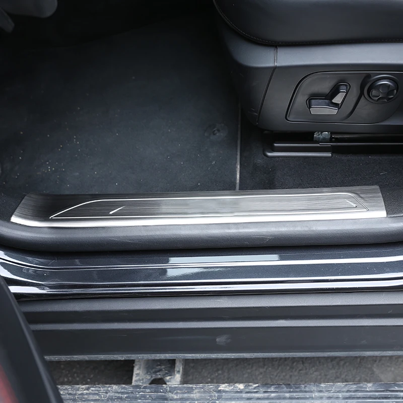 4 шт. 304 внутренняя Защитная Накладка порога из нержавеющей стали для Maserati Levante SUV аксессуары для стайлинга автомобилей