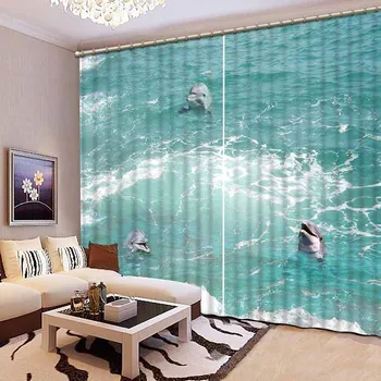 

3D Blackout Curtains Beautiful Lifelike Refined HD Elegant Window Curtains Artistic life Bedroom Living Room Drapes CL-123