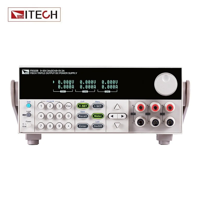 ITECH IT6322B DC power supply 5V 3A 15W 1CH 30V 3A 90W 2CH RS232 /USB/GPIB