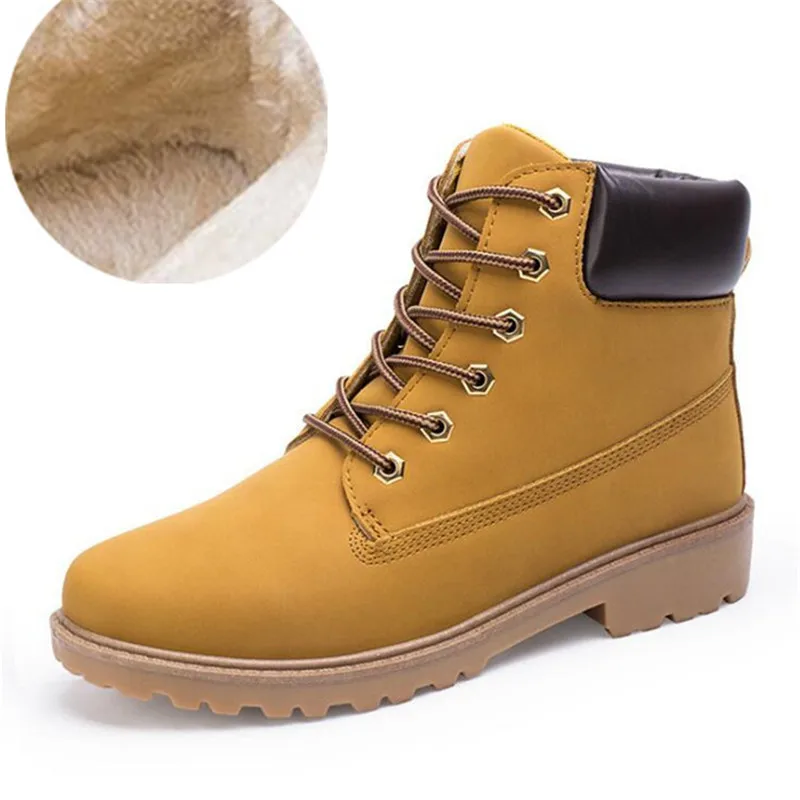 Achat Grande Taille 2018 39 46 Hiver Hommes Bottes Décontracté Mode Neige Hommes Cheville Bottes Hommes Bottes En Cuir Pour Hommes chaussures Avec Fourrure Garder Au Chaud 233