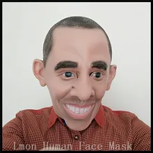 Top Grade 100% Latex U.S. President Barack Obama Mask Popular Famous people mask,Barack Obama mask, fanny face mask Free size kimberly clark childs face mask w stretchable earloops 75 box latex free