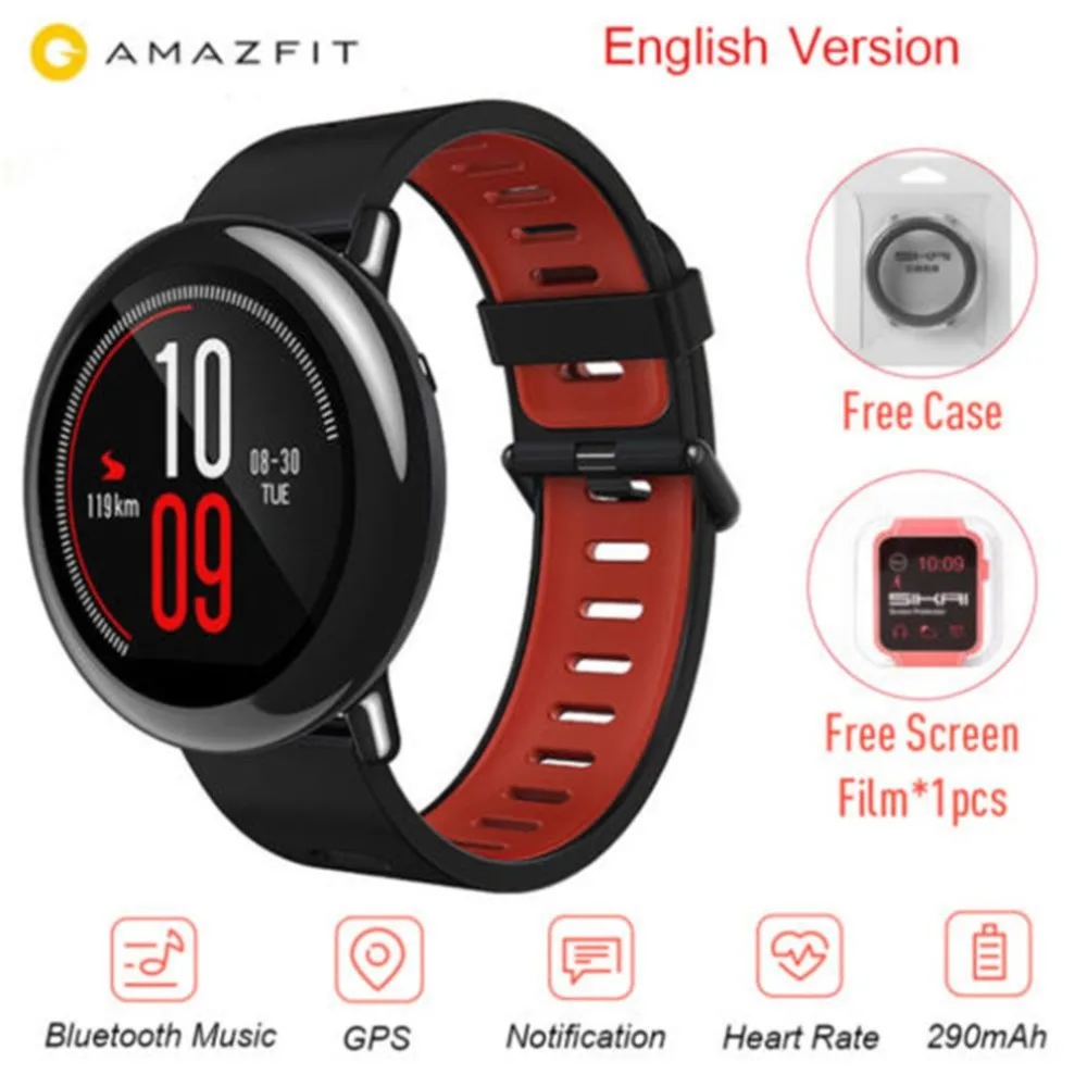 

Wami Watch Millet Sports Watch Bluetooth Music Running Smart Bracelet GPS Track Real-time Monitoring