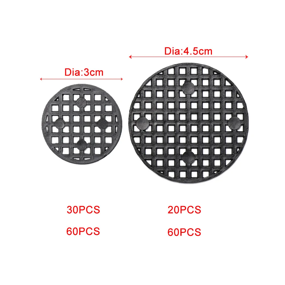 20/30 шт. 3/4. 5 см круглый пластик насекомых предотвратить сад питания герметичность анти-коррозии сетки коврик горшок прокладка