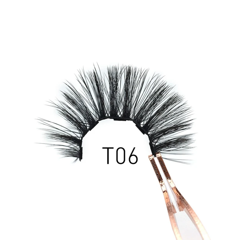 2019 3D Reusable False Eyelashes Magnetic Mascara Waterproof Long Lasting Eyeliner Set Professional Makeup
