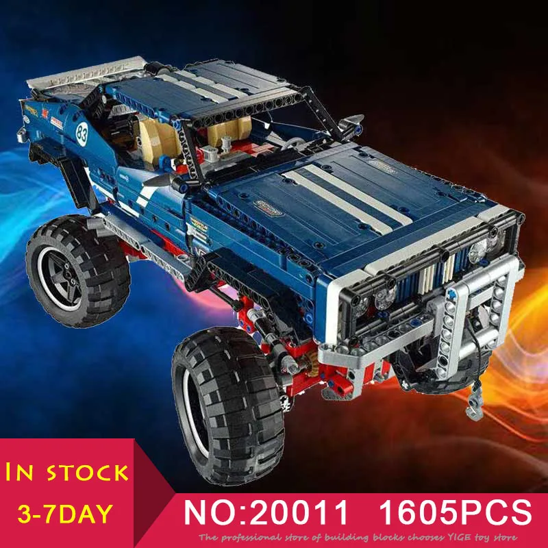

LEPIN 20011 Technic SUV 4x4 Crawler Exclusive Edition 1605Pcs Compatible LegoINglys 41999 Building Blocks Brick Toy