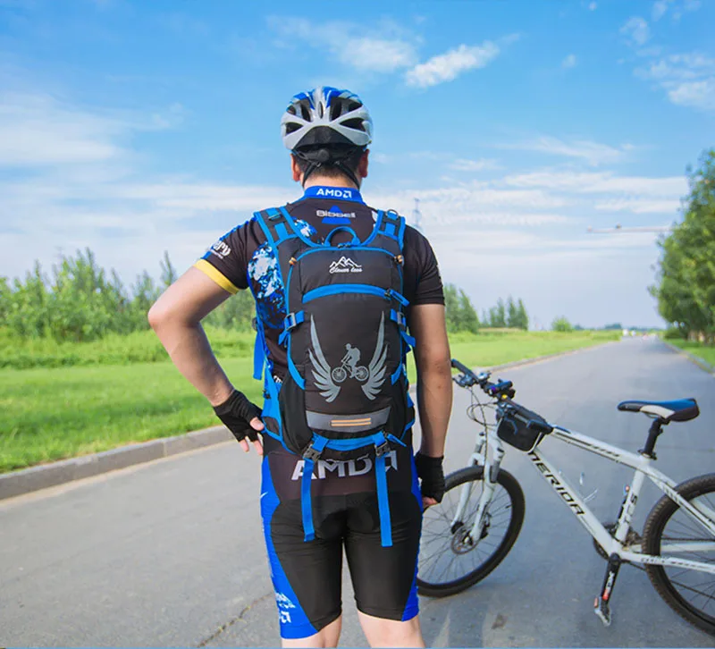 Светоотражающий рюкзак для велоспорта, походный рюкзак, военный тактический рюкзак для велосипеда, женская мужская сумка для горного велосипеда, спортивная сумка для бега XA721WA