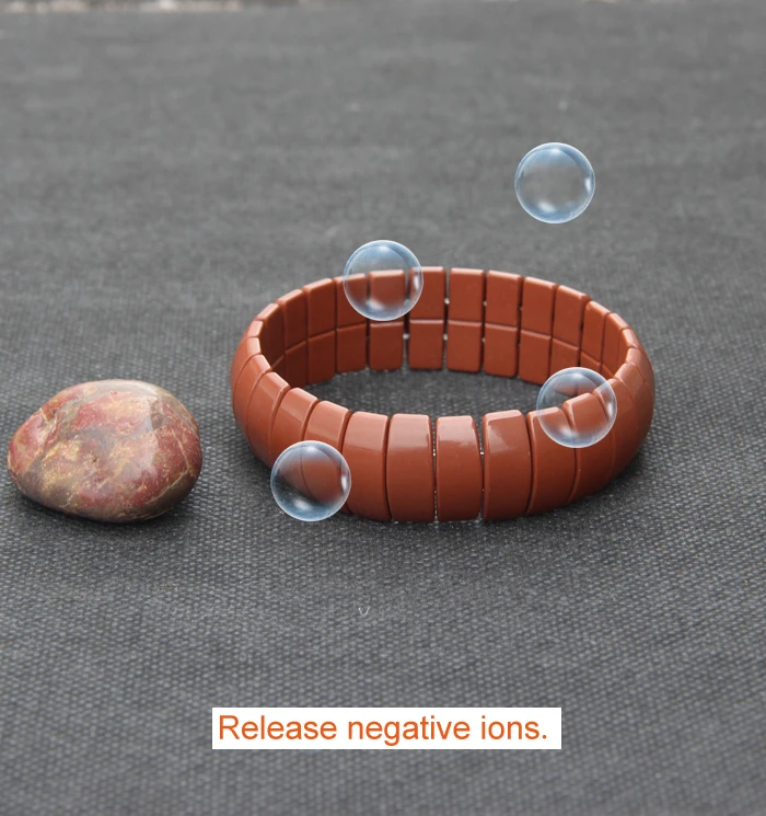 POP RELAX 6 Корея турмалин, германий браслет энергии тела анион Новая мода медицинские браслеты из камней для Для мужчин Для женщин