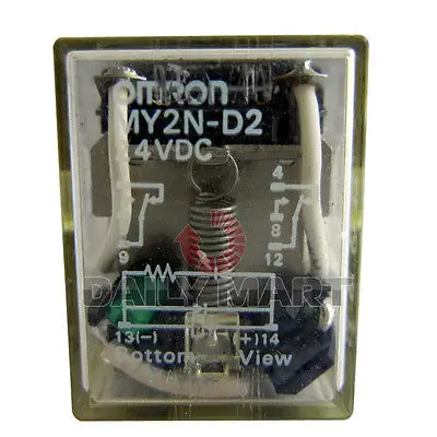 

DHL/EMS 5 LOTS Brand New in Box Omron MY2N-D2 Relay Built-In Diode Model Socket Mounting 24VDC