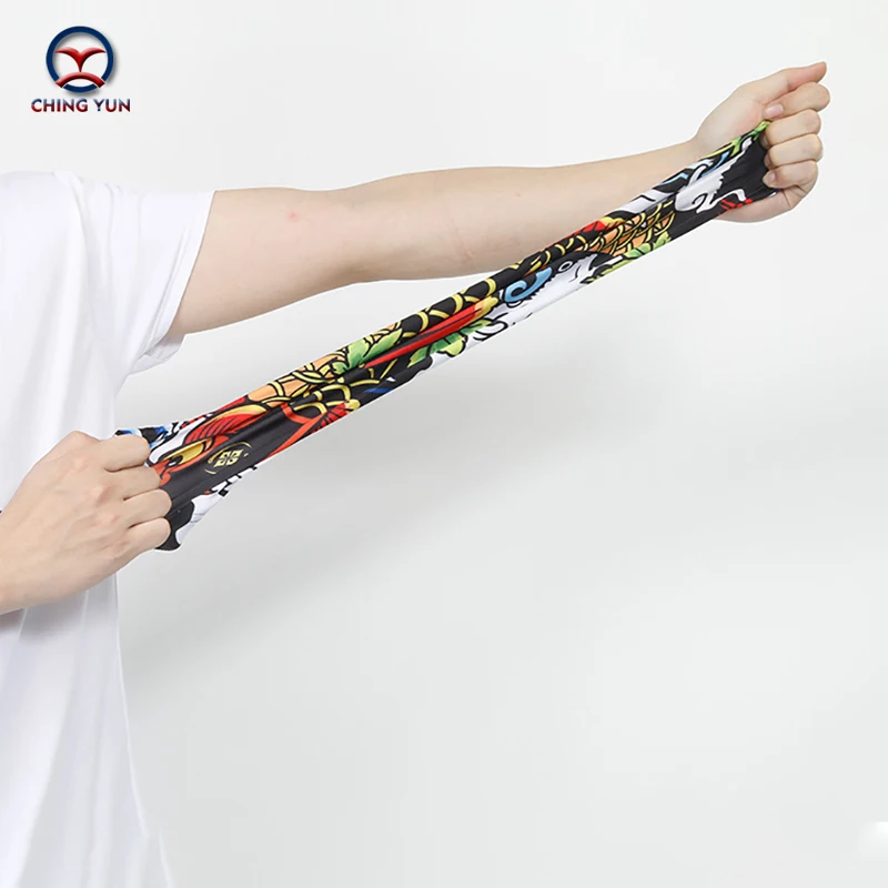 CHING YUN New Fashion Tattoo Sleeves Arm Warmer Unisex UV Protection Outdoor Temporary Fake Tattoo Arm Sleeve Warmer Sleeve