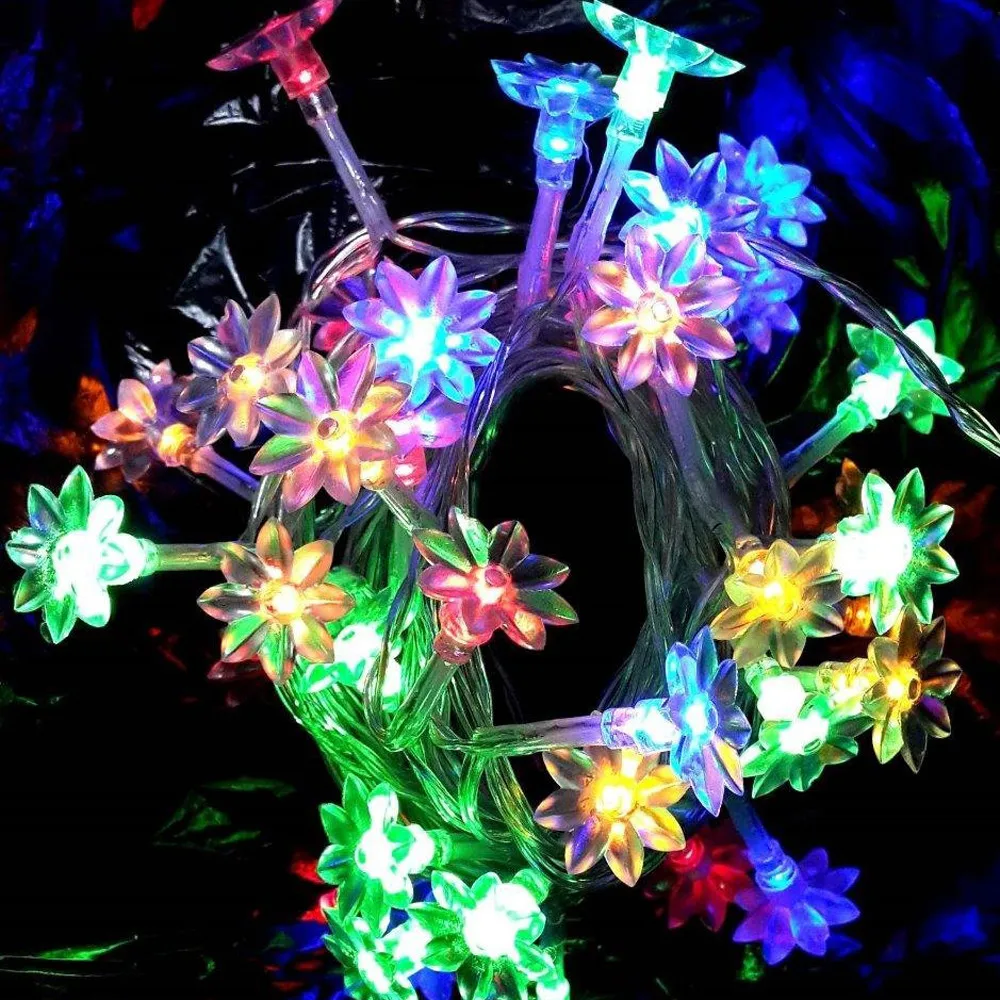 Buy Battery Operated 6M 20FT Lotus Flower LED String
