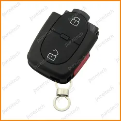 PREISEI 25 шт./лот 2 + Тревожная кнопка автомобиль дистанционного Управление Keyless Fobs чехол для VW с CR2032 Батарея держатель