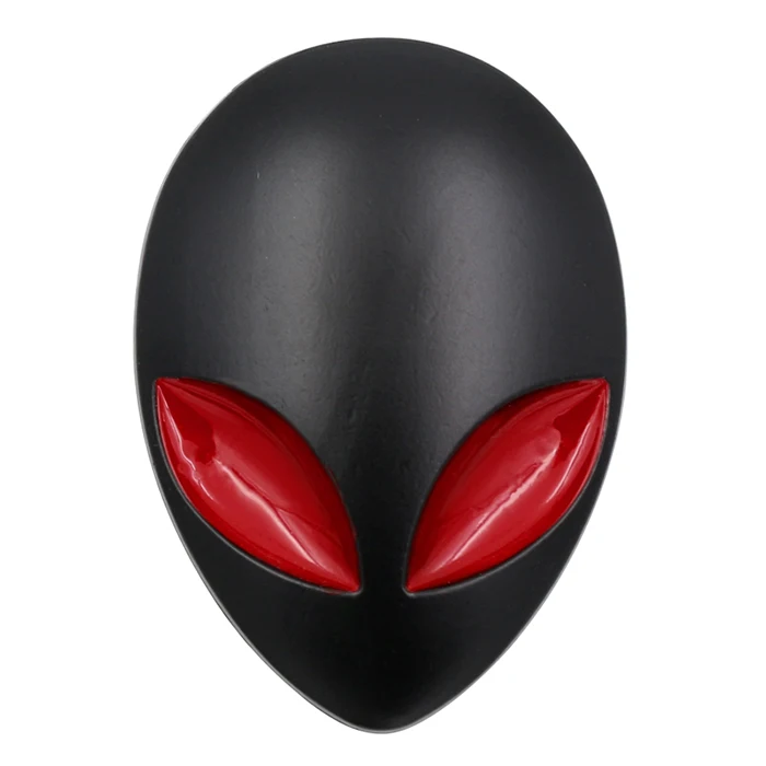 2018 Hot Full Metal 3D Alienware Alien Head Auto Logo Sticker Vinyl ...