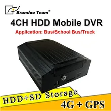 Горячая Распродажа 4 канала 720P ahd mdvr работает с AHD Мобильный dvr 3g Мобильный dvr, модель BD-307, продается Brandoo