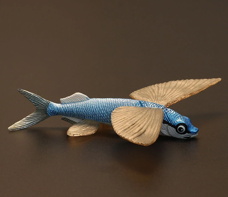 Buy New sealife animal flying fish model figures
