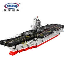 XINGBAO 06020 крейсер Военный Самолет боевой корабль набор военный корабль Модель Набор строительных блоков Кирпичи DIY игрушка Technic дизайнер