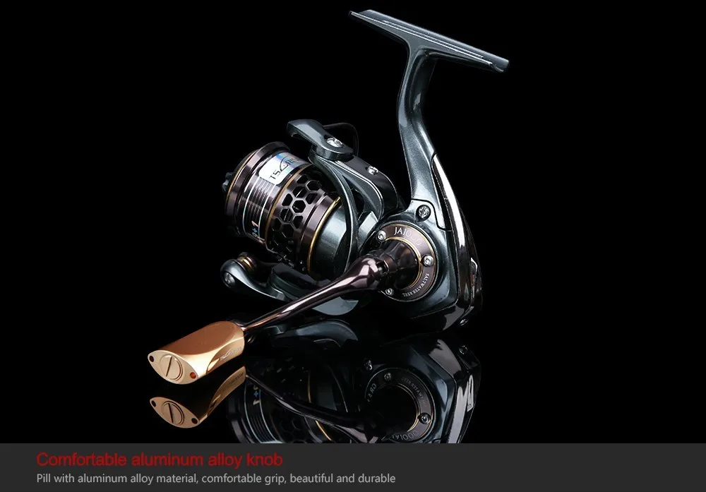 TSURINOYA Jaguar 1000 Fishing Spinning Reel 9+1BB Ultra Light Jigging Fishing Reel Spinning Saltwatrer Carp Metal Handle Coil