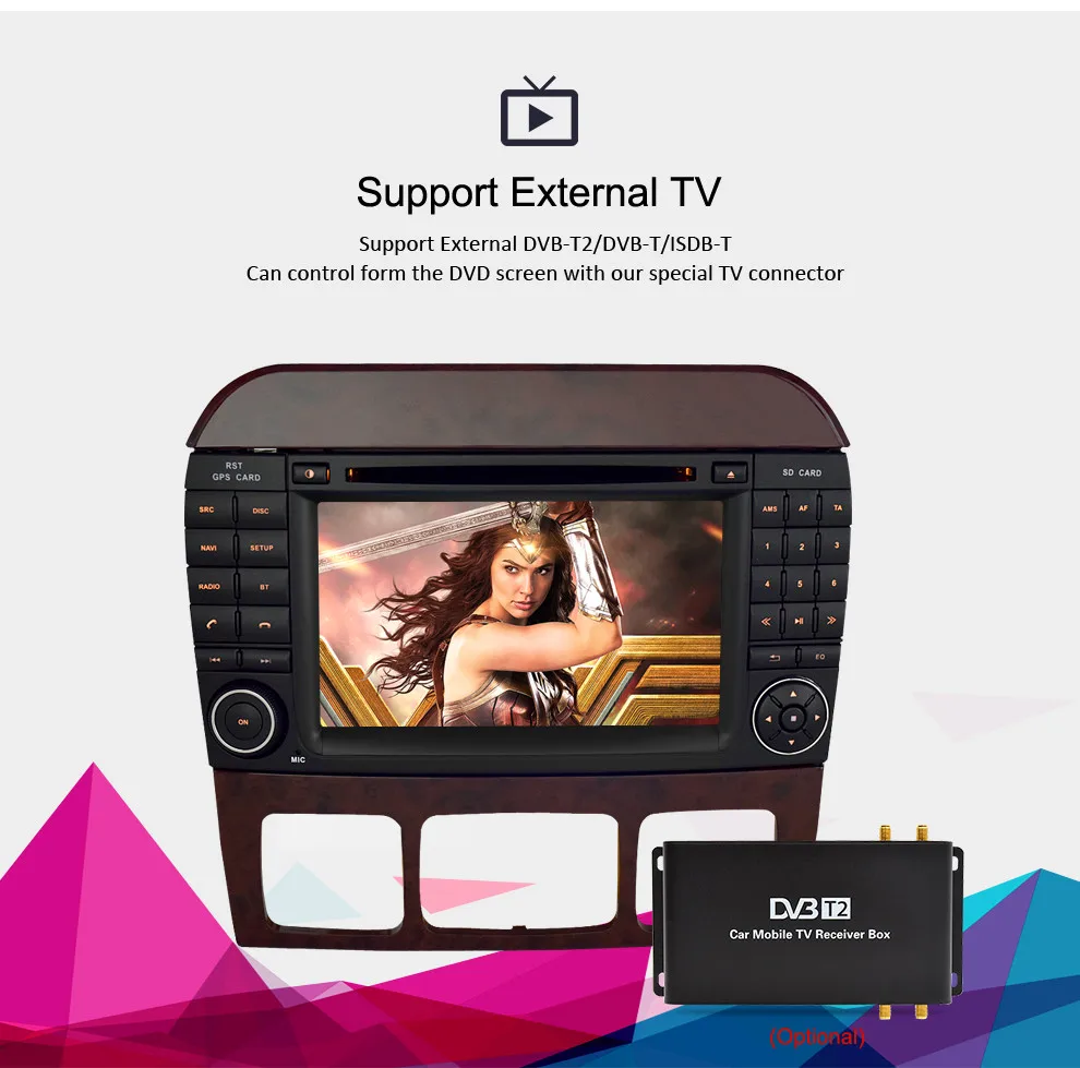 Top 7" Android 9.0 Car DVD Player GPS Navigation For Benz SCL Class S320 S350 W220 W215 CL600 1998-2005 Audio Video Radio Multimedia 3 Top 7" Android 9.0 Car DVD Player GPS Navigation For Benz SCL Class S320 S350 W220 W215 CL600 1998-2005 Audio Video Radio Multimedia 3