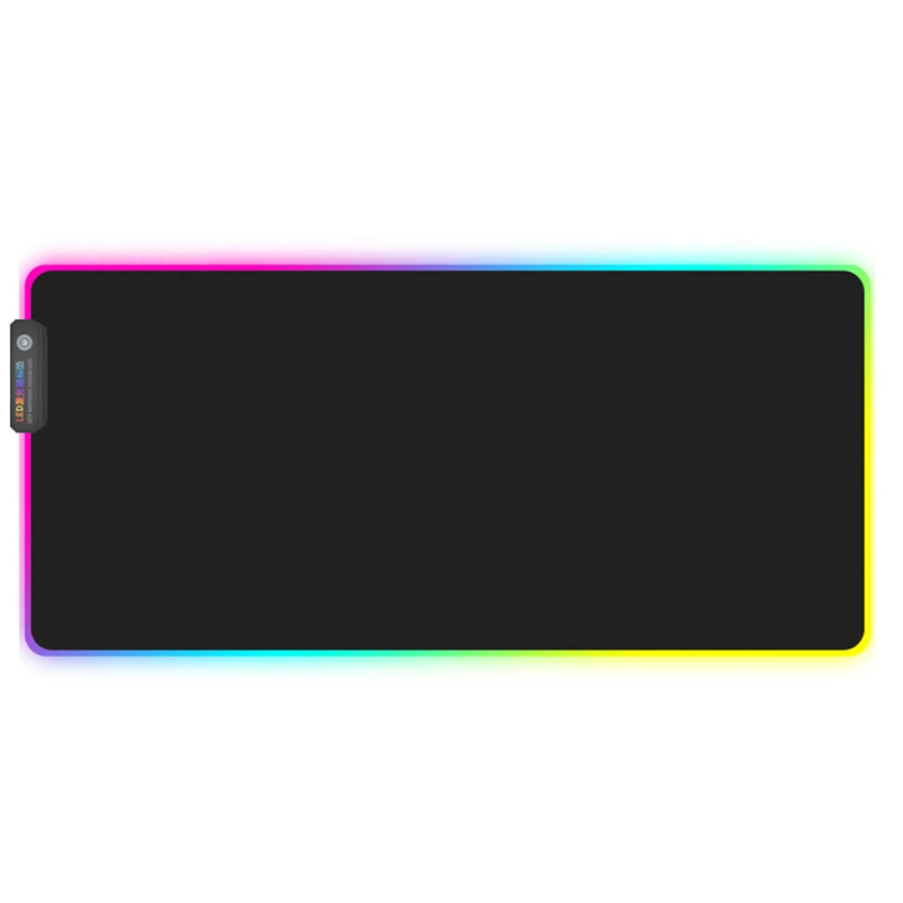 Горячий крутой большой RGB красочный светодиодный Проводная клавиатура с подсветкой коврик игровой коврик для мыши для ПК игровой коврик для мыши