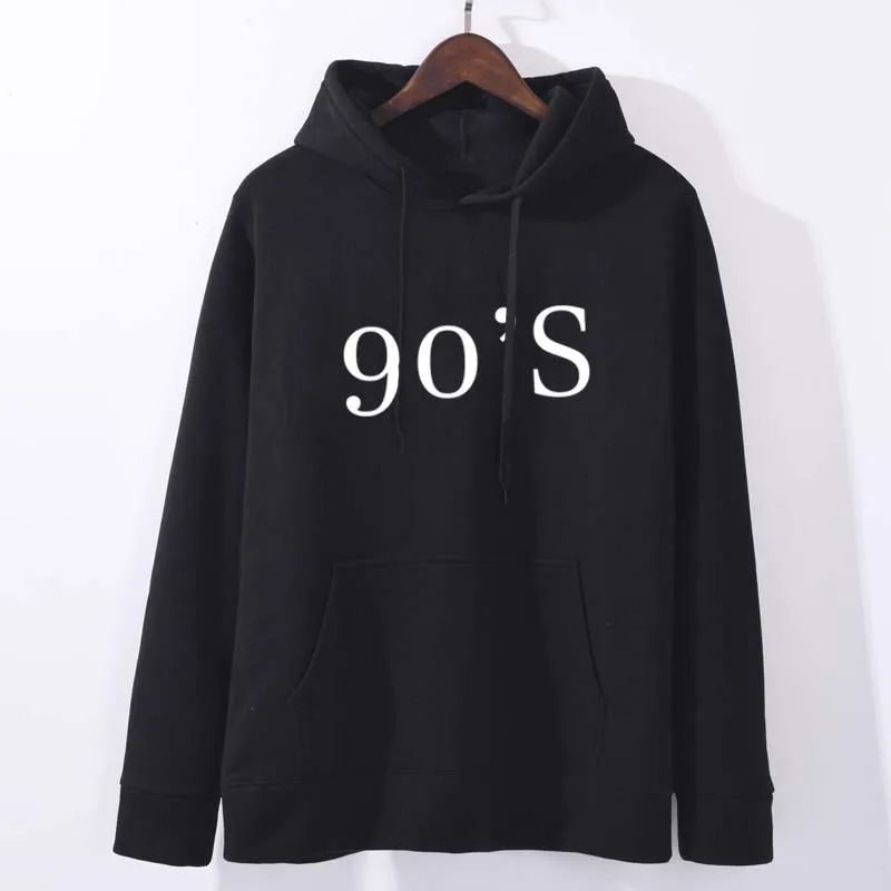 

winter women's sweatshirt Harajuku 90 letter printing hooded sweatshirt long-sleeved loose Pullovers sweatshirt