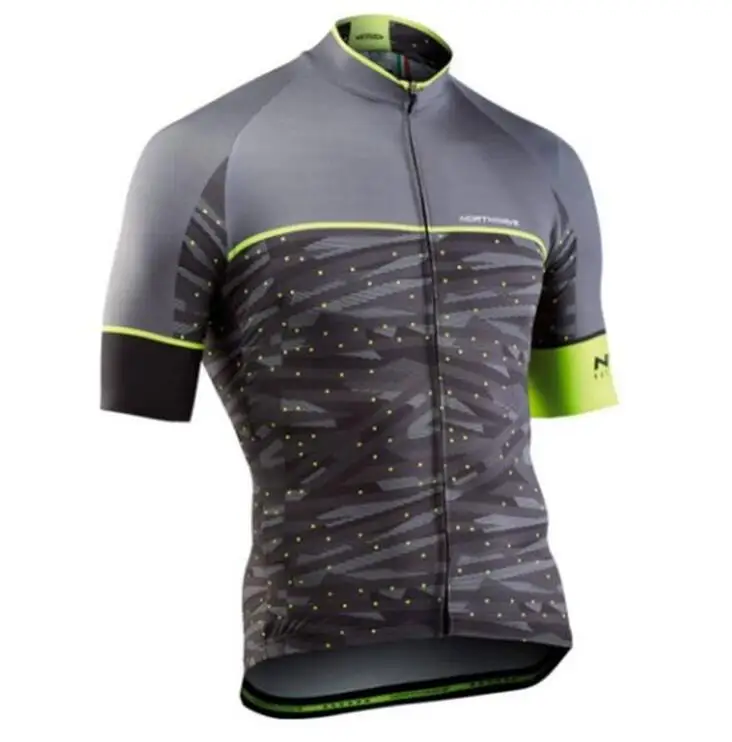 NW Men's Cycling Jersey Team MTB Short Sleeve Jerseys Breathable Mountain Bike Bicycle Jersey Clothing Sport Wear Shirt - Цвет: 012