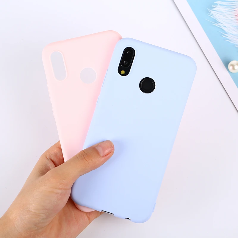 

Candy Color Case For Huawei P Smart 2019 P30 Pro P10 P20 Mate 20 Lite 20X Y9 Y6 2018 On Honor 8C 8X Max 10 7A 7C Nova 3i 3 Cover