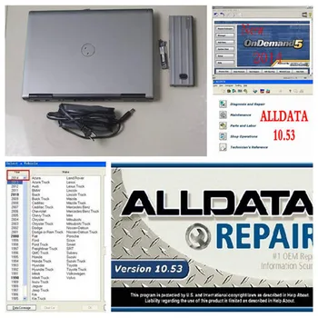 

alldata auto repair software 10.53 all data + 2015 Mithcell on Demand Software with atsg installed in D630 laptop 4g 1tb hdd