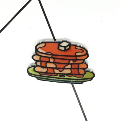 XINAHER 1 шт. мультфильм еды Значки для Рюкзак Kawaii Акриловые значки одежда значки на рюкзак бейдж на булавке украшения - Цвет: 5