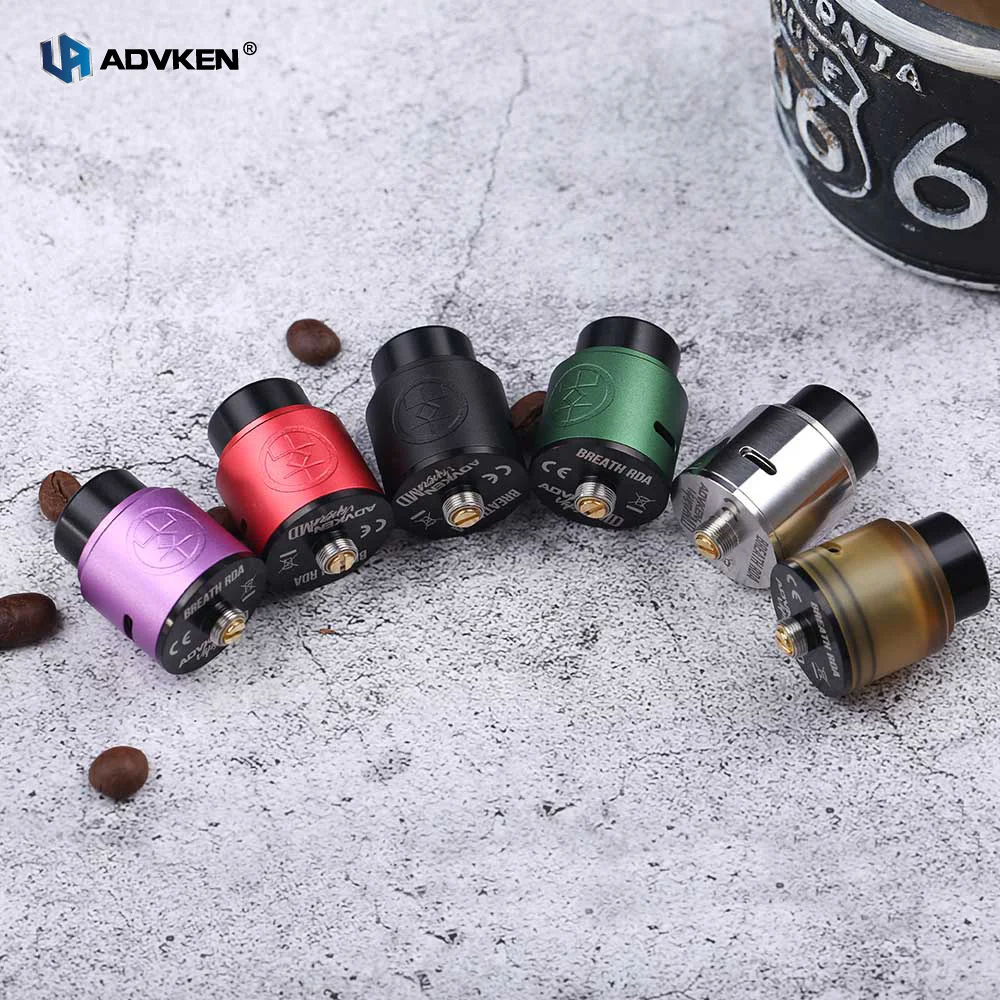 Зазор Advken дыхательный RDA танк распылитель подходит для большинства электронных