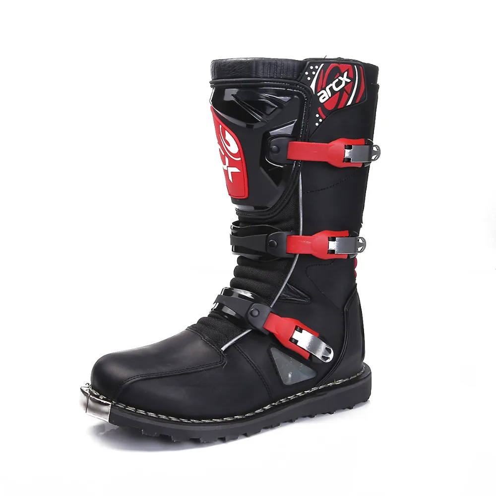 ARCX Moto cuero impermeable transpirable caliente Motocross Racing zapatos profesionales Botas Moto Street Touring zapatos